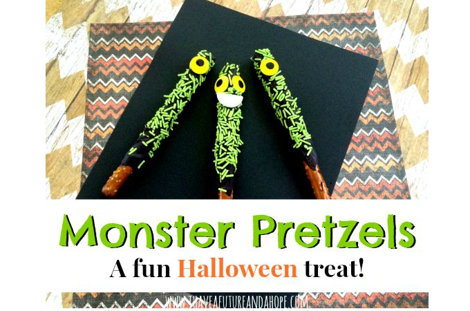 Monster Pretzels: A Fun Halloween Party Favor