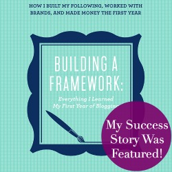 Building a Framework at Just a Girl and Her Blog