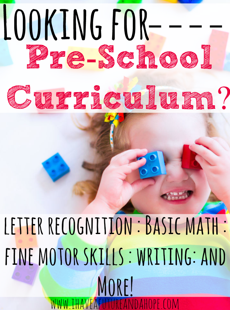 Looking for Pre-School Curriculum? Resources for Letter Recognition, Basic Math, Fine Motor Skills, Writing, and More!
