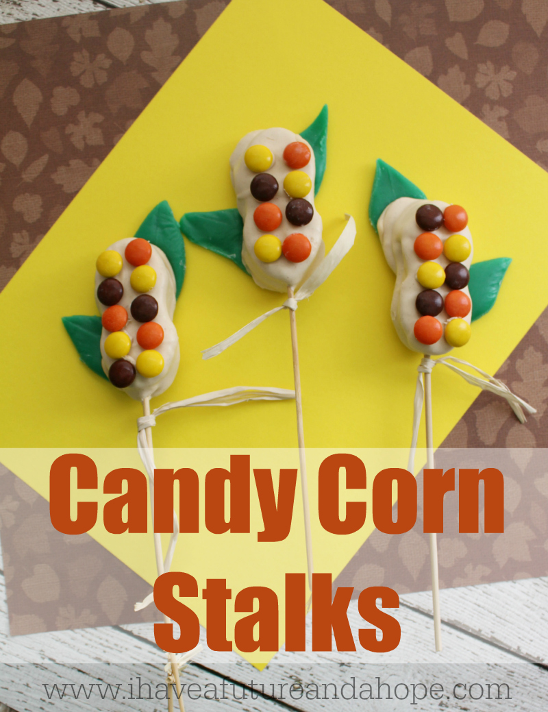Candy Corn Stalks Family Fun Activity for Fall