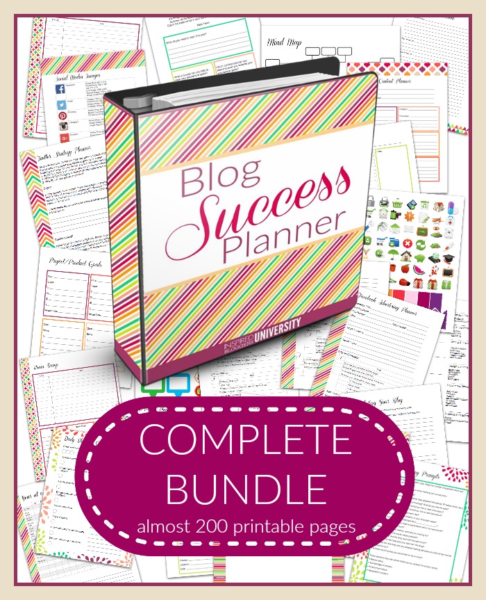 blogging planner